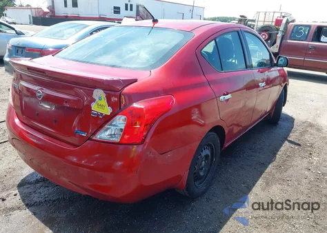 2014 Nissan Versa 1.6 S/1.6 S+/1.6 Sl/1.6 Sv z USA, uszkodzony, nr VIN 3N1CN7AP6EL868956